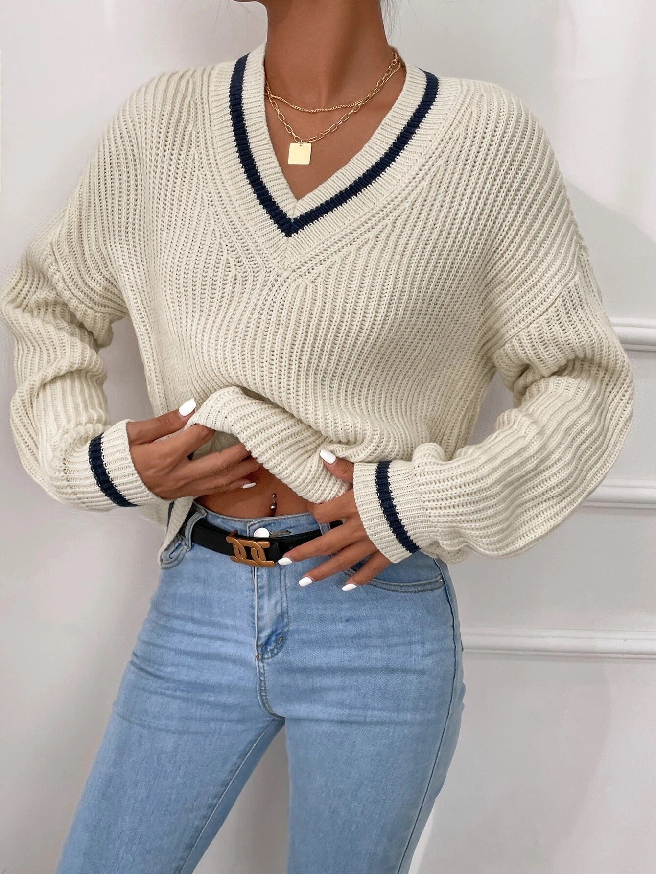 Ainsleigh | Pullover generale elegante e raffinato