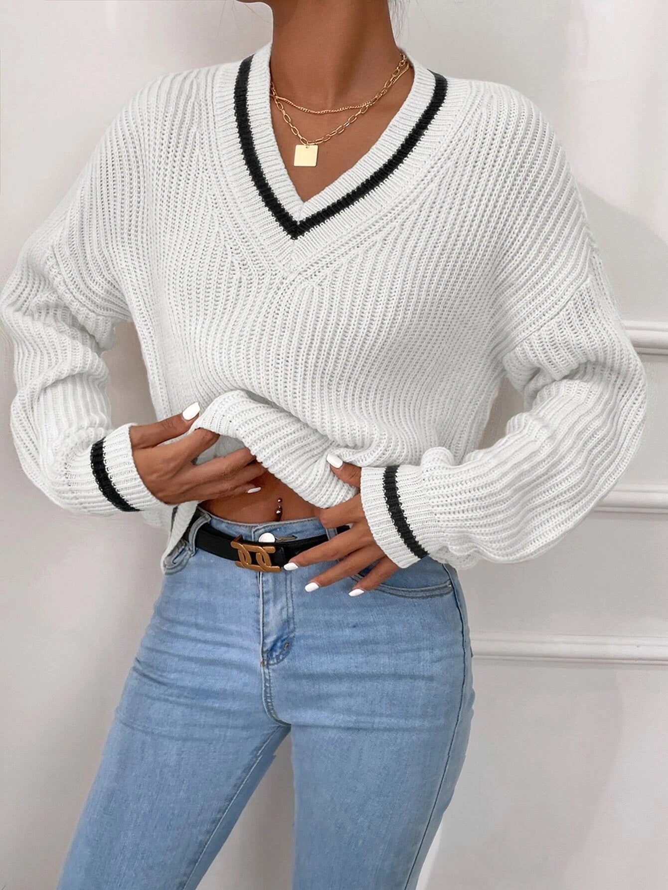 Ainsleigh | Pullover generale elegante e raffinato