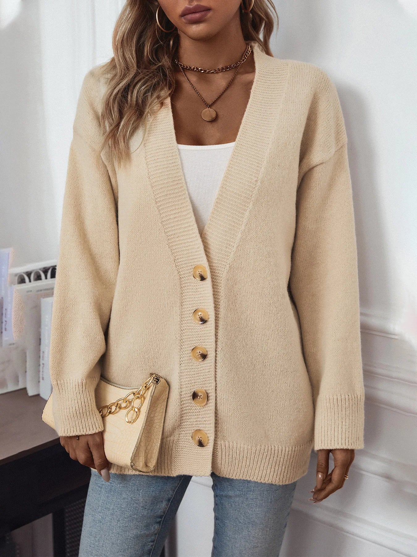 Adaline | Cardigan invernale semplice ed elegante