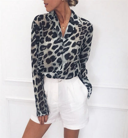 camisa animal print