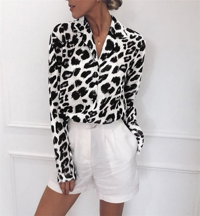 camisa animal print