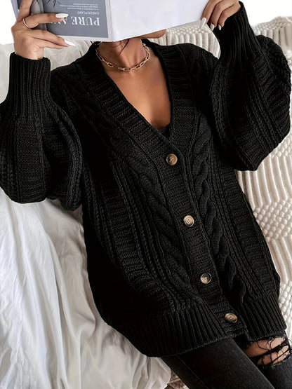 Zoya | Cardigan invernale rilassato ed elegante