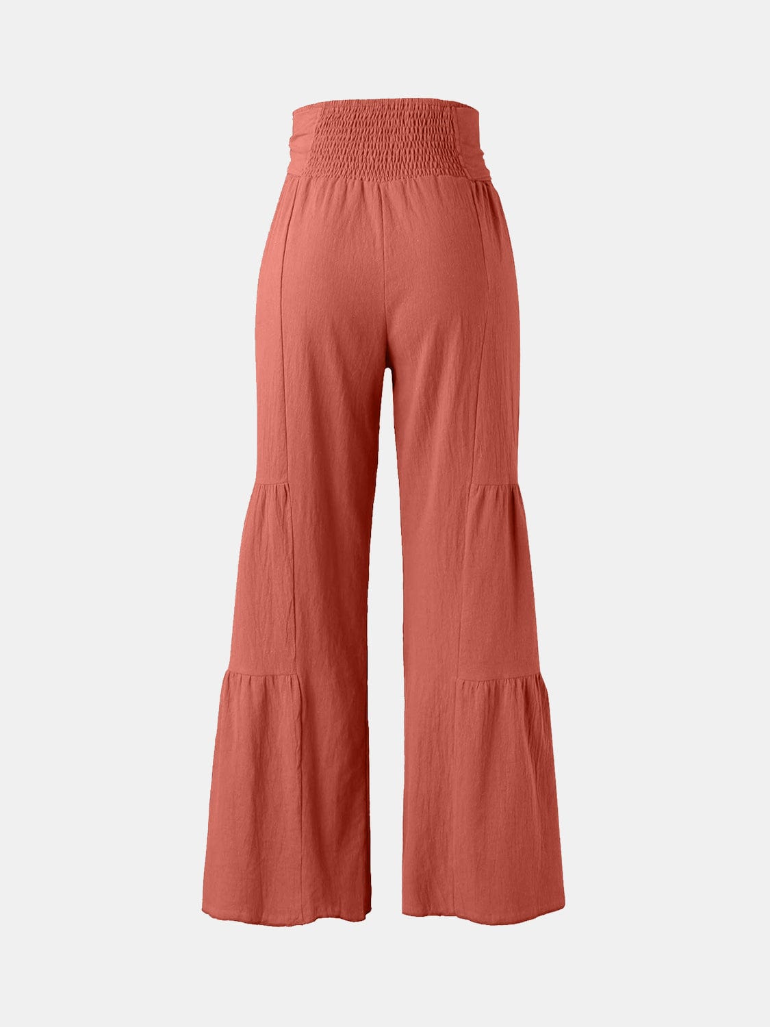 The802Gypsy Bottoms/Pants & Culotte GYPSY-Tied Ruched Wide Leg Pants